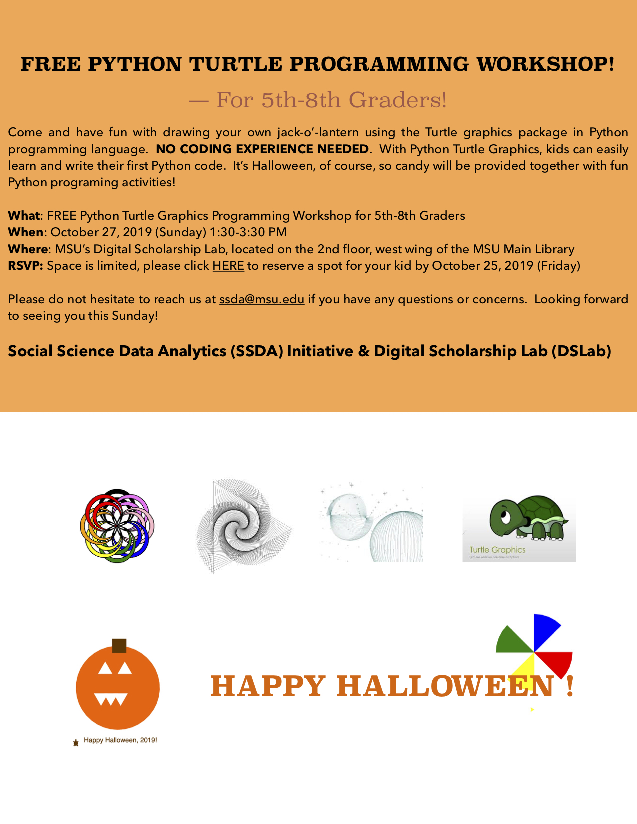 K-12 Halloween Outreach Event